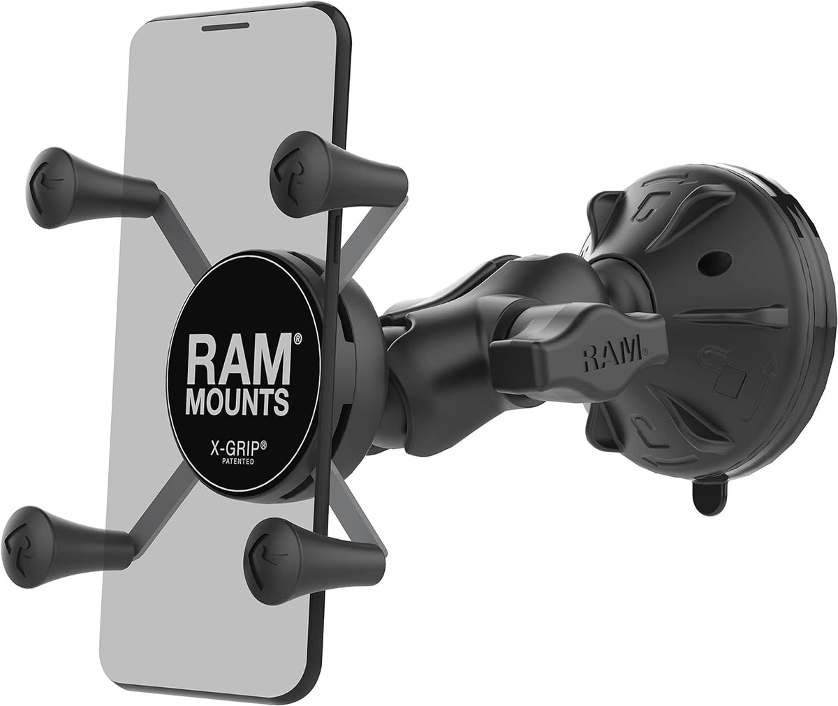 RAM MOUNTS X-Grip Car Phone Mount with Low-Profile Twist-Lock Cup
