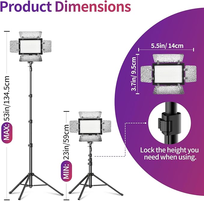 EMART LED Photography Lighting, Studio Light
