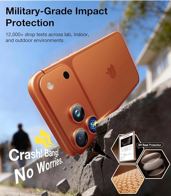 UltraGlass UNBREAK 9H+ Glass for iPhone 17 Pro Max/17 Pro Camera Protector