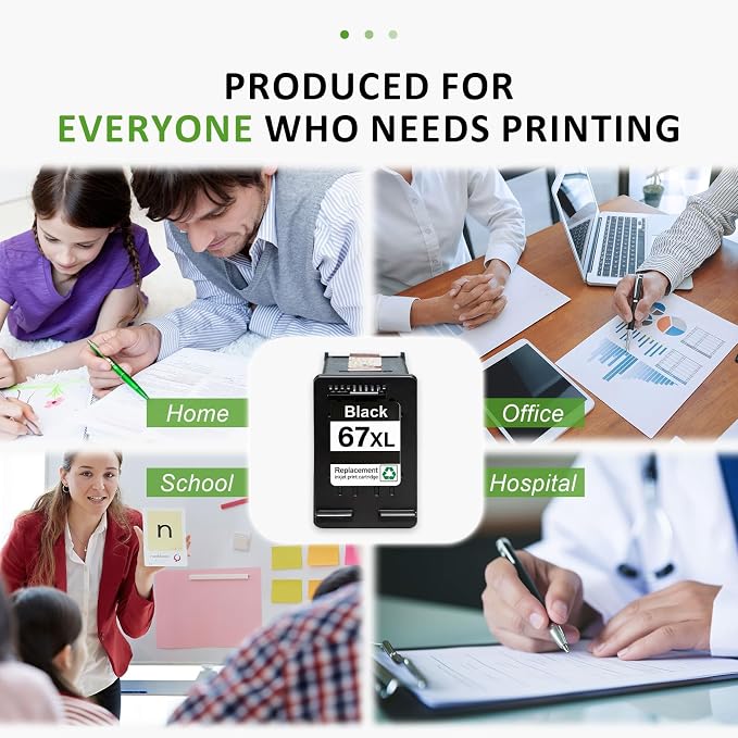67XL Black Ink Cartridge Compatible