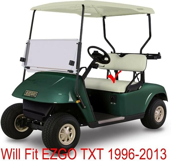 Huskey Parts Company Lime Green Golf Cart Front Seat Cover Diamond Stitching EZ-GO Medalist TXT 94-13
