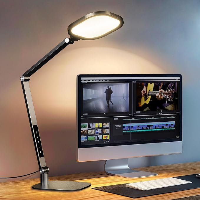 LitONES LED Desk Lamp for Home Office, 15W Desk Light