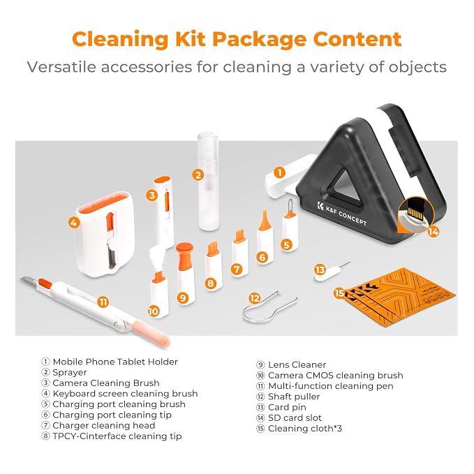 K&F Concept 25-in-1 Keyboard Cleaning Kit Laptop Cleaner