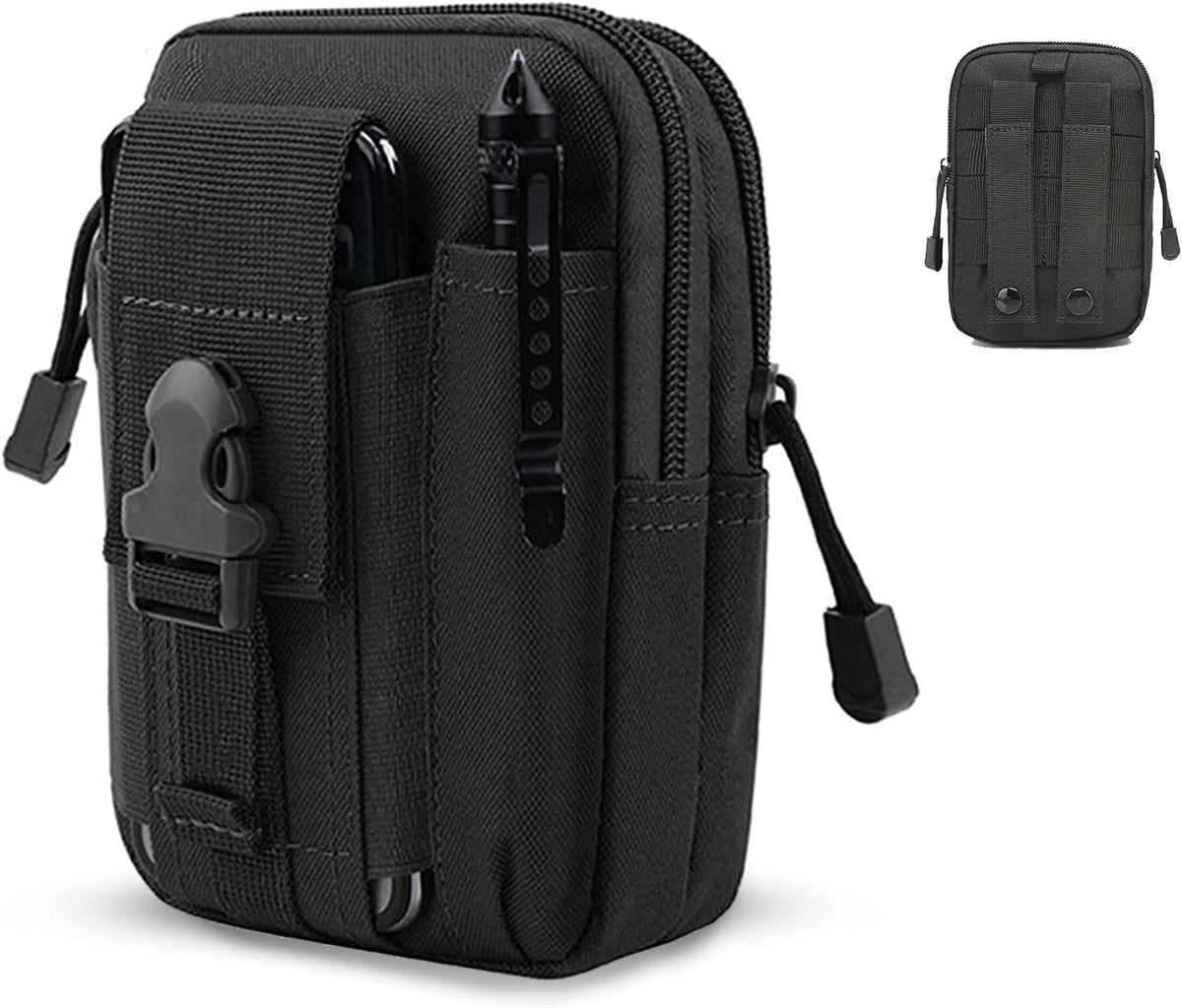 Skiennix Tactical Molle Phone Pouch - EDC Utility Waist Bag for Men | Small Cell Phone Holster