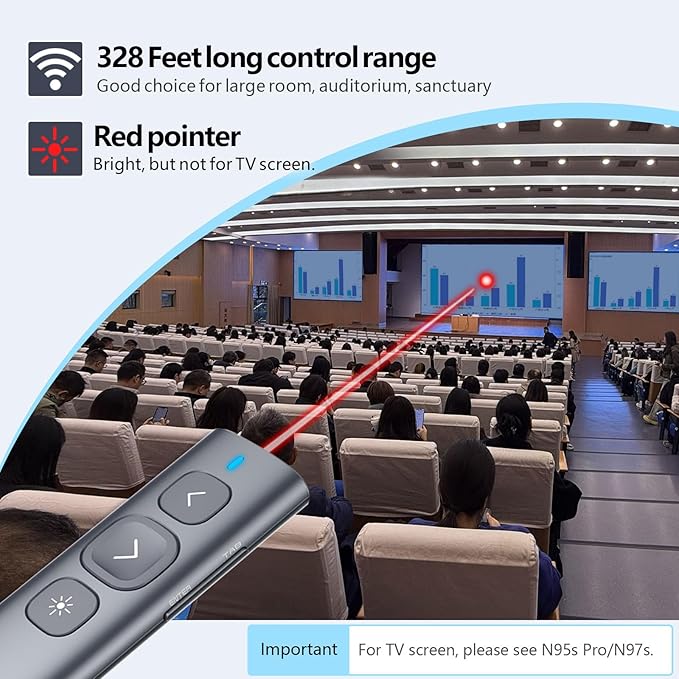 Norwii N95 Presentation Clicker, PowerPoint Clicker