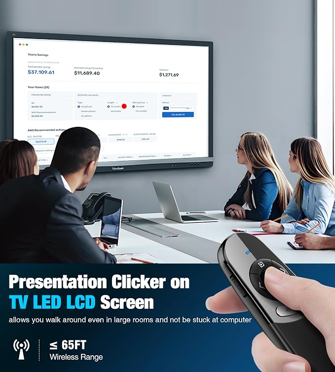 Presentation Clicker for TV LED LCD Screen Digital Presentation Clicker w