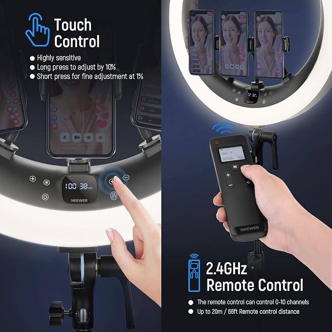 NEEWER Ring Light RP19H 19 Inch