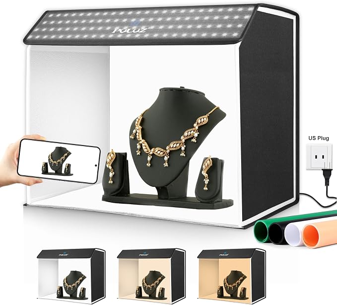 Light Box Photography, PULUZ 24x16 inch Portable Photo Box