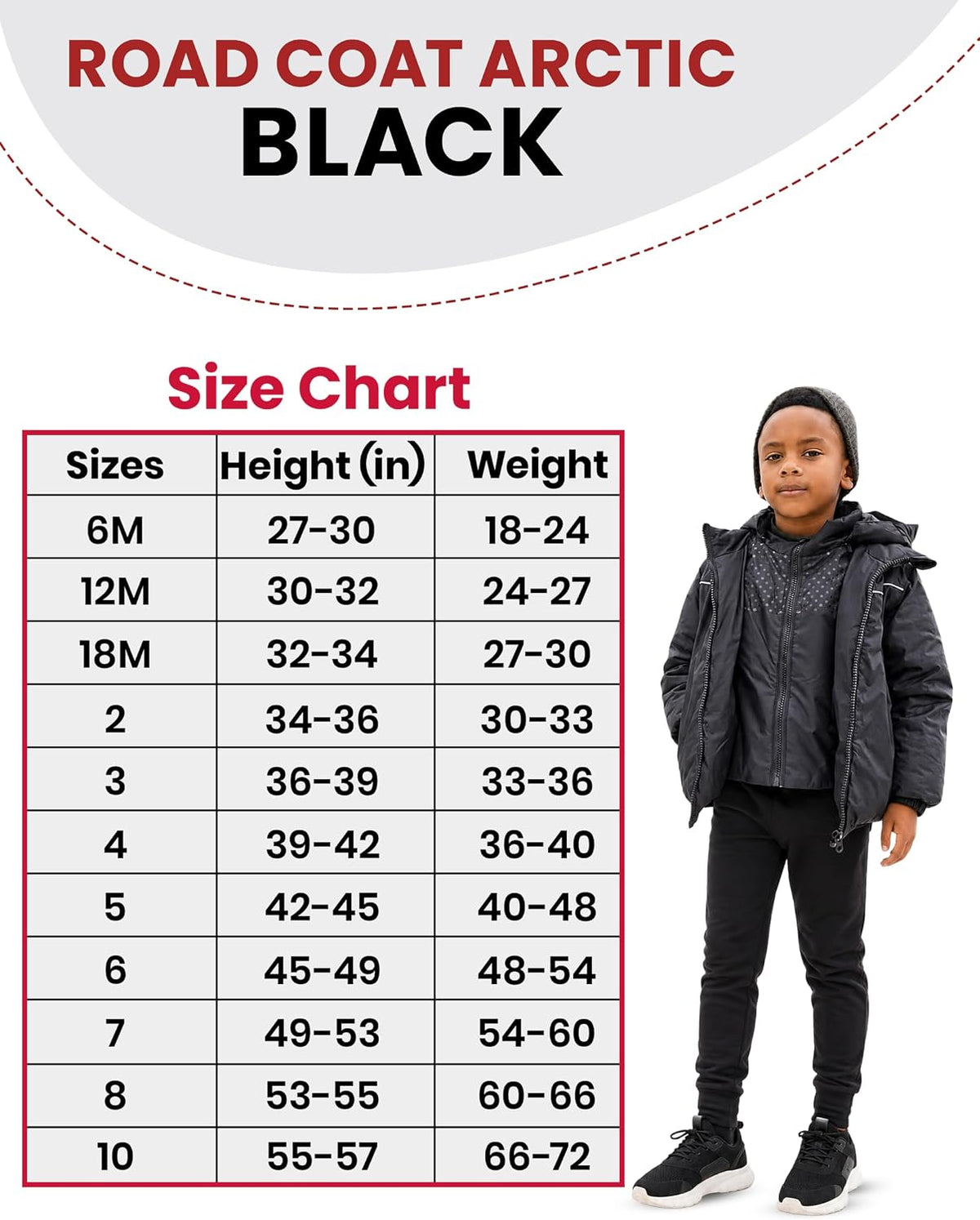 ONE KID Car Seat Coat | The Road Coat Arctic, Years 2-10