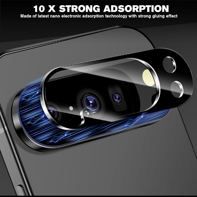 3 Pack for Google Pixel 10 Pro XL Camera Lens Protector, Tempered Glass 9