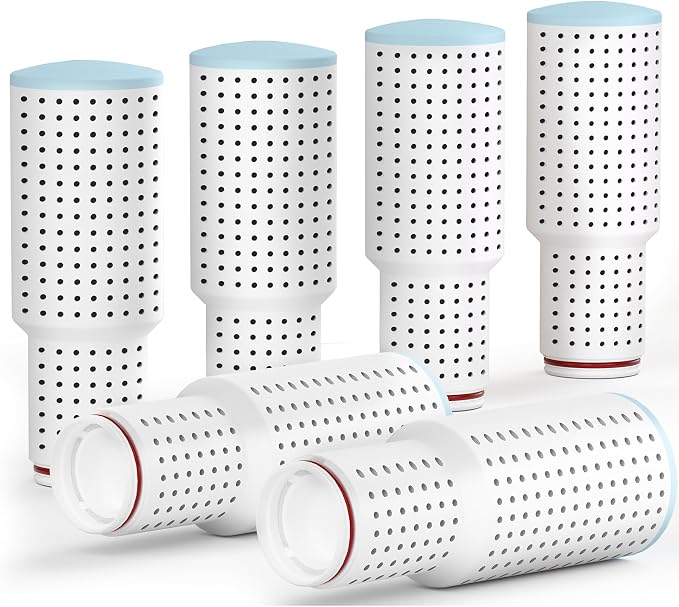 Leemone 6-Pack Humidifier Demineralization Cartridge Compatible with Dreo Humidifiers HM311/311S, HM306, HM409S, Prevents Hard Water Build-Up, Filters Mineral Deposits, Eliminate White Dust, renew
