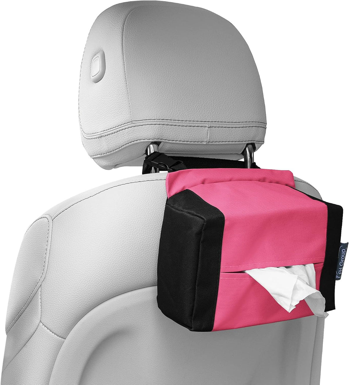 FH Group E-Z Travel Napkin Tissue Dispenser Holder fits Most Cars, SUVs, Trucks, and Vans Red