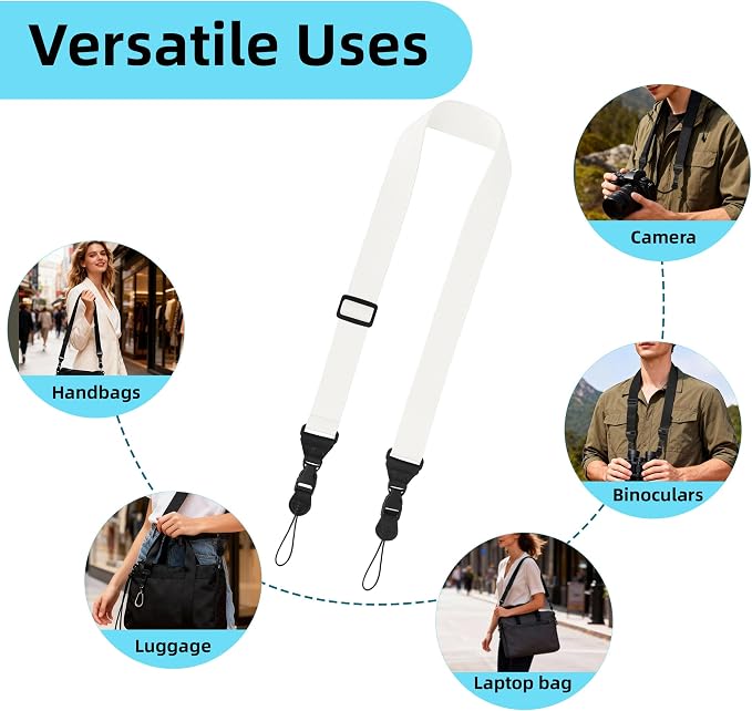 Adjustable Shoulder Strap:Comfortable iPad Strap Nylon Neck Lanyard
