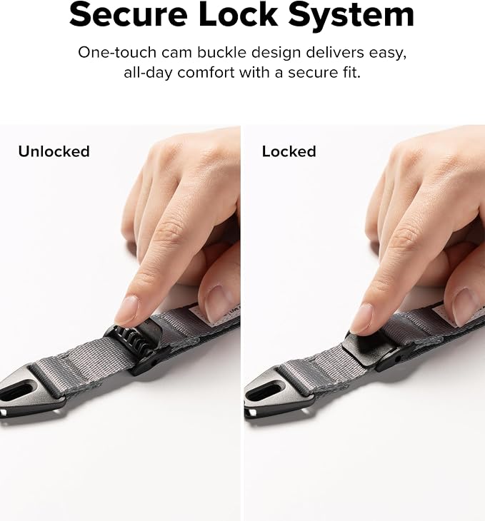 Ringke Cam Buckle Hand Strap Secure Anti-Theft, Anti-Drop Phone Strap