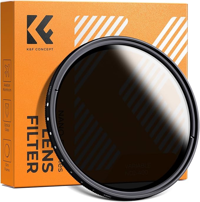 K&F CONCEPT 46mm Variable ND2-ND400 ND Lens Filter