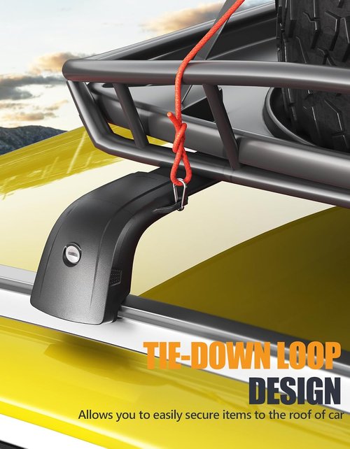KINGGERI Roof Rack Cross Bars - 300lbs Capacity, Lockable Aluminum for Kia Telluride 2019-2026 | EX, S, SX, SX-Prestige