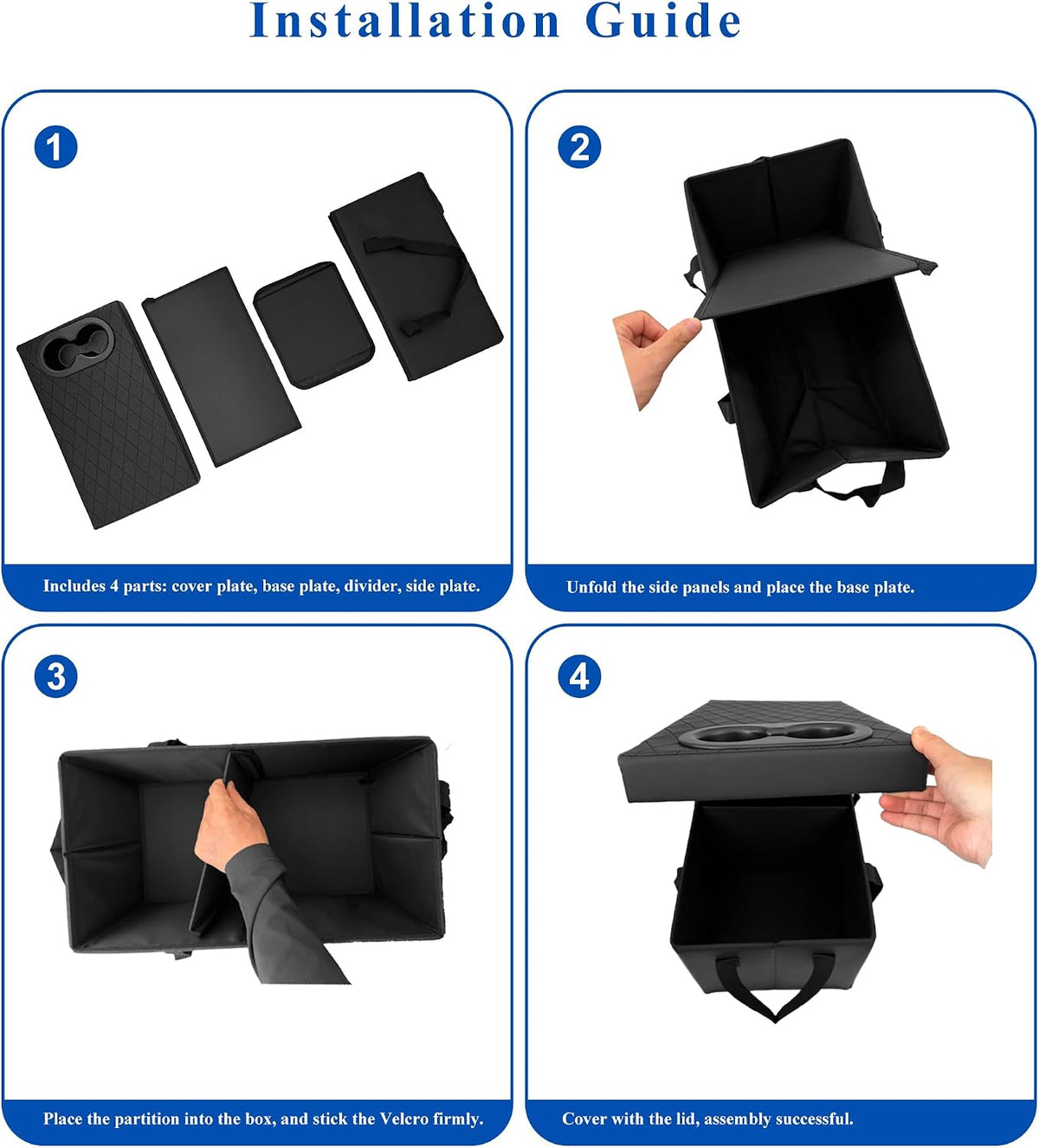 Car Seat Organizer with Cup Holders For 2019-2026 Ascent 7 Seater
