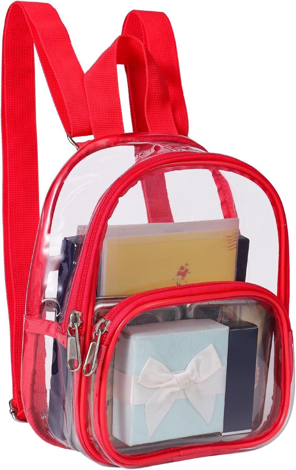 USPECLARE Clear Mini Backpack - Stadium Approved Transparent Bag for Kids | Perfect for Concerts & Events