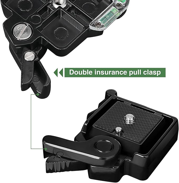 Konsait Camera Camcorder Tripod Monopod Ball Head QR-40 Quick Release Plate