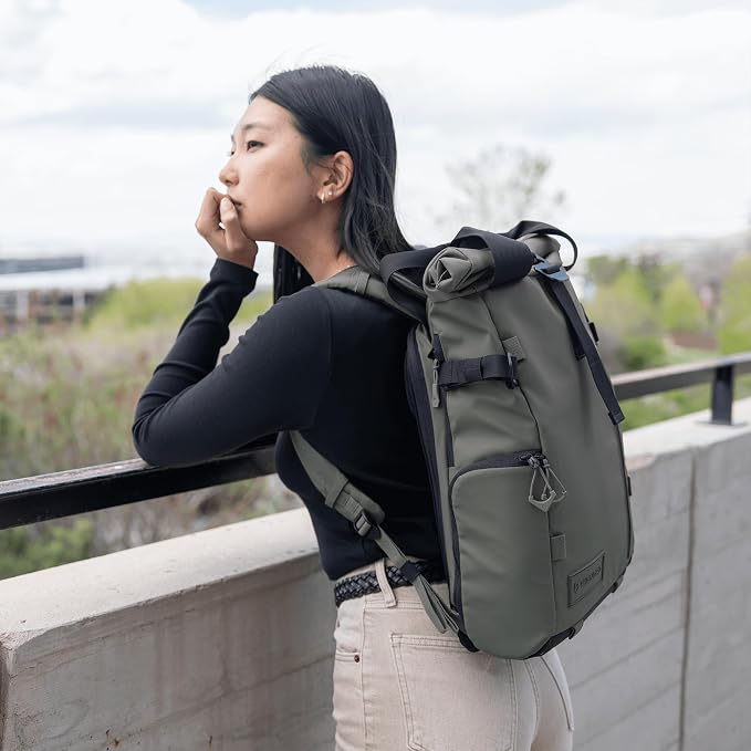 WANDRD PRVKE Rolltop 15L V4 Photography Bundle – Compact Travel Camera Backpack