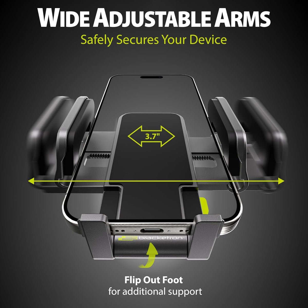 Bracketron TripGrip Low Profile Car Phone Mount Dashboard Suction Holder