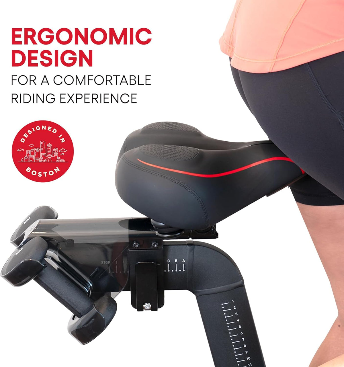 Peloton Replacement Extra Wide Seat - Oversized Cushion for Men & Women | Compatible with Bike & Bike+