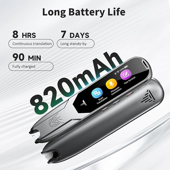 Translator Pen, Reading Pen for Dyslexia, Traductor De Voz Instantaneo