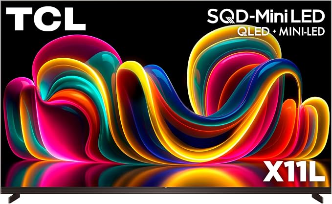 TCL 98 Inch Class X11L | SQD-Mini LED | 98X11L, 2026 Model | 144HZ Ultimate Brightness & Contrast Dolby Vision | Up to LD20K Precise Dimming | Gemini AI Smart Google TV | Dolby Atmos Bang & Olufsen