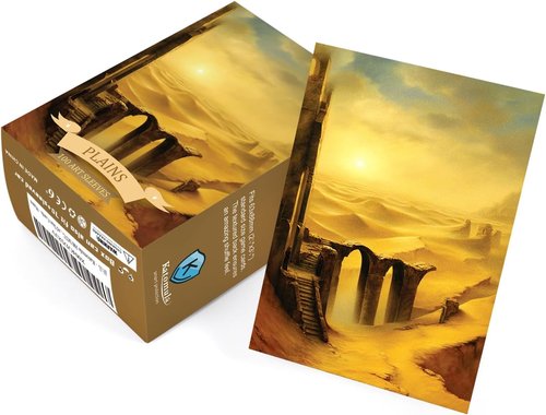 Katomula 100 MTG Card Sleeves - Textured Back Art Design for Standard Size Cards | 100 Inner Sleeves