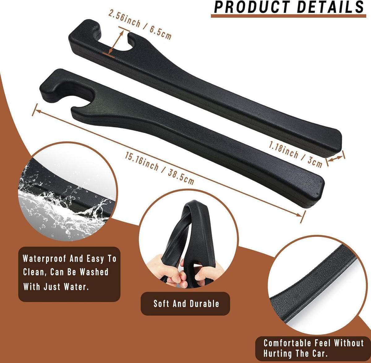 Car Seat Gap Filler, Black Universal Seat Gap Plug, Locker Anti-Drop Console Catcher Phone Keys Storage for Car Truck SUV Auto Accessories