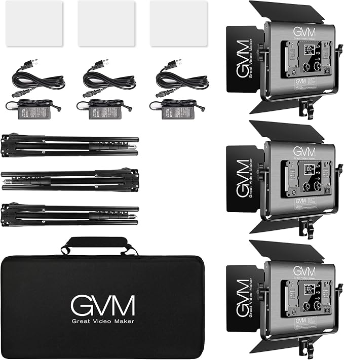 GVM RGB LED Video Light, Photography Lighting