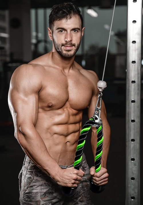 Deluxe Tricep Rope by [Brand Name] - Non-Slip Cable Attachment for Effective Gym Workouts | 27 & 36 Inch Length