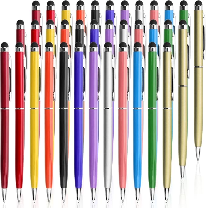 innhom 36 Pack Stylus Pens for Touch Screens Stylus Pen for iPad 2 in 1
