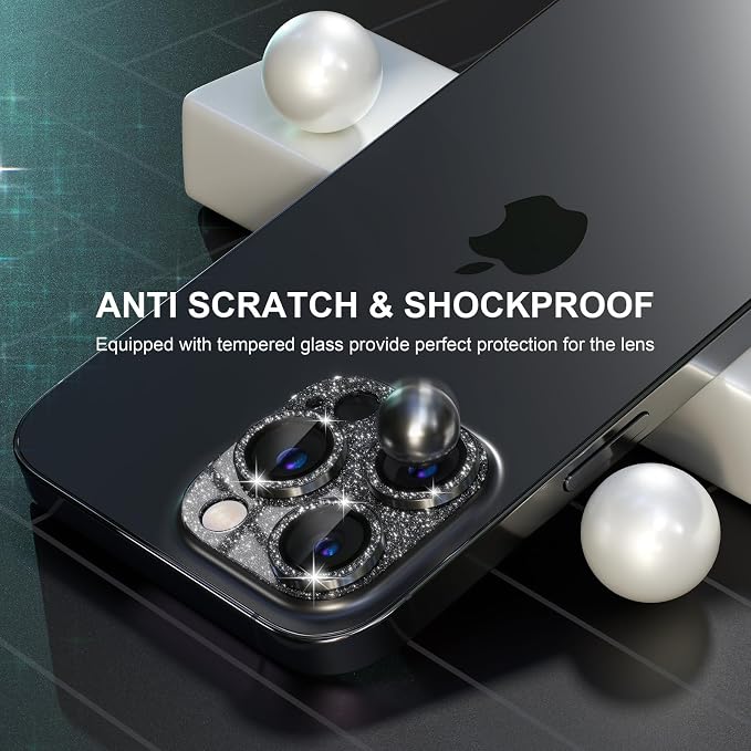 Choiche for iPhone 14 Pro/iPhone 14 Pro Max Camera Lens Protector, Bling Camera