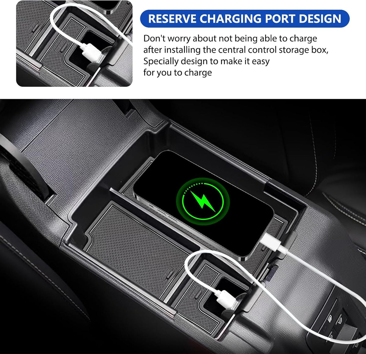 Center Console Organizer Tray Fits for Ford Bronco 4-Door 2025 2026