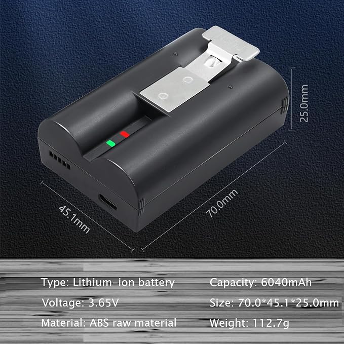 2-Pack 6040mAh Replacement Battery