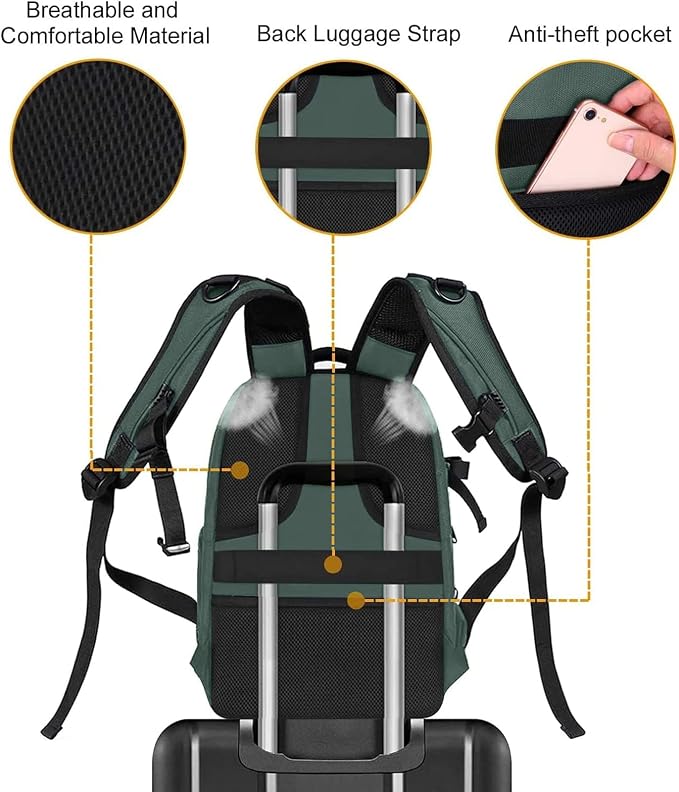 MOSISO Camera Backpack, DSLR/SLR/Mirrorless Photography Camera Bag Full Open