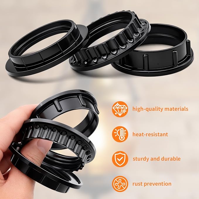 9 PCS E26/E27 Lamp Shade Rings