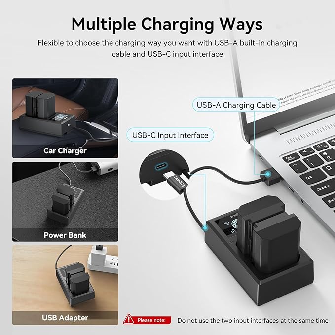 SmallRig Replacement Camera Battery Charger Set