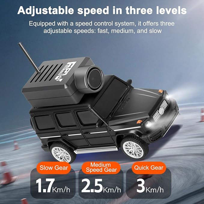 GoolRC WLtoys 6406 Mini RC Car, 2.4GHz 1:64 Scale FPV Remote Control Car