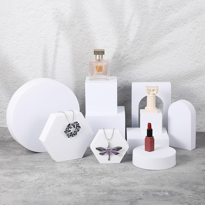 10 Pcs Geometric Cube Product Photography Props Set, Hard Foam Photography