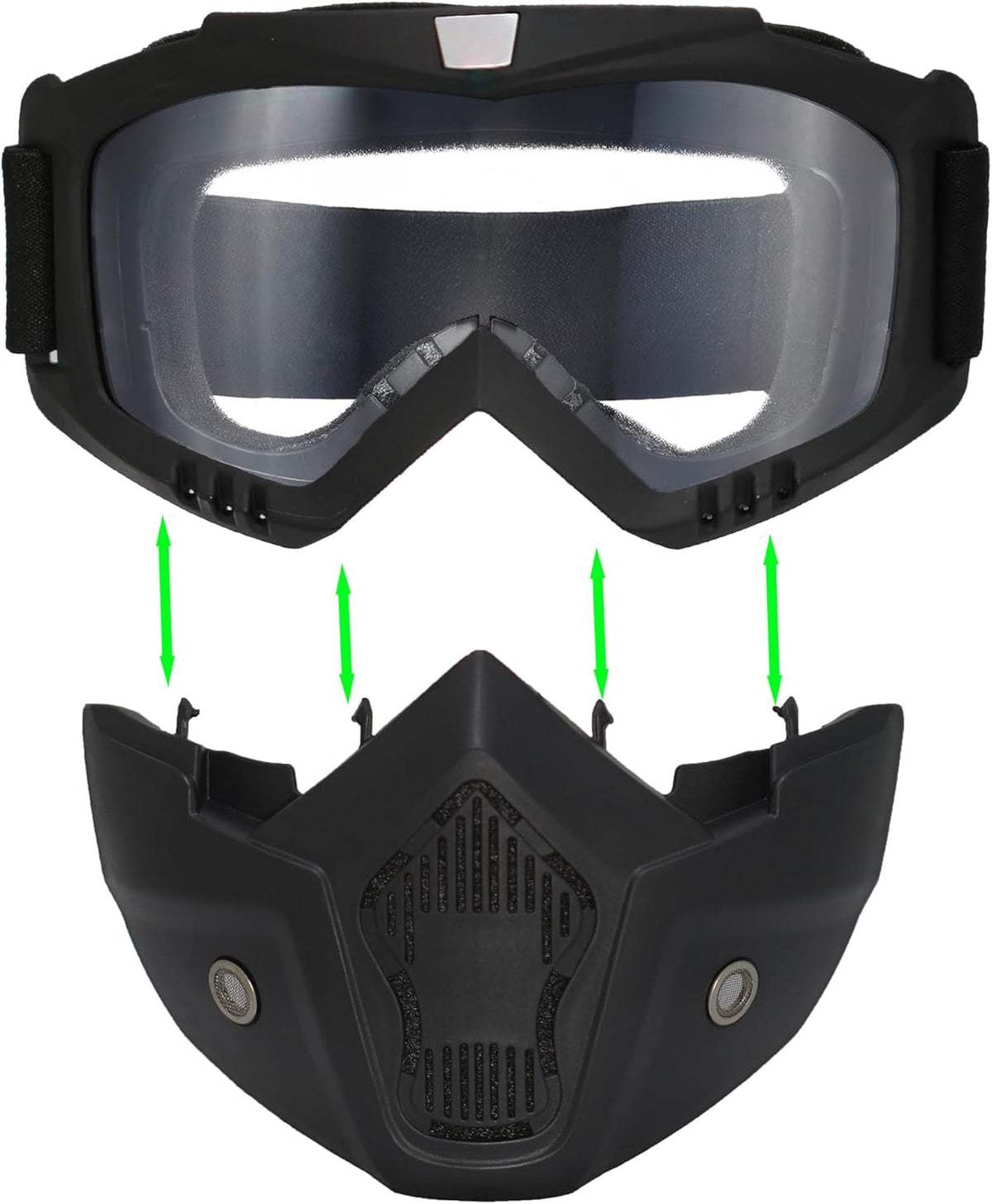 Skiennix Paintball Mask - Anti-Fog Full Face Tactical Goggles | Removable Face Mask for Men & Women
