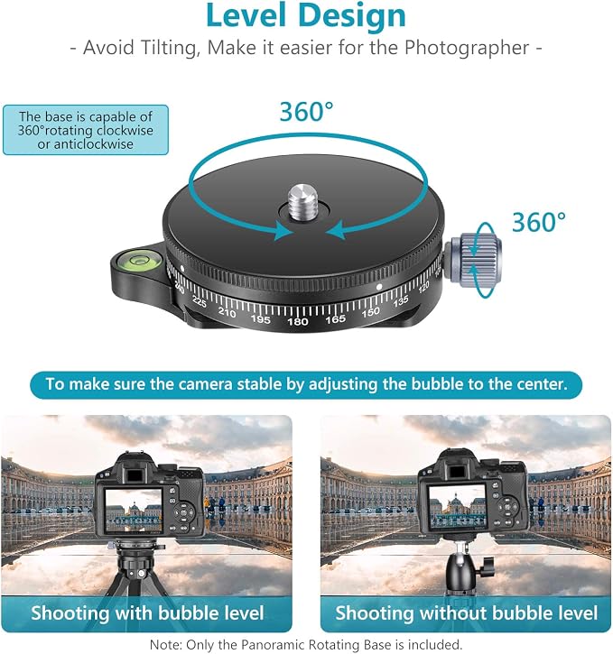 Neewer Camera Panoramic Panning Base