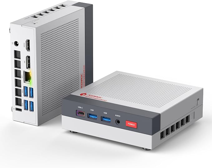 ACEMAGIC X3 Mini Gaming PC Ryzen 7 H 255 Radeon 780M 16GB 1TB Windows11 Pro | 54W Unlocked Performance, Retro Console, 8K Triple Screen, Quiet Cooling, 2.5G LAN, 6×USB Ports Gaming & Content Creation