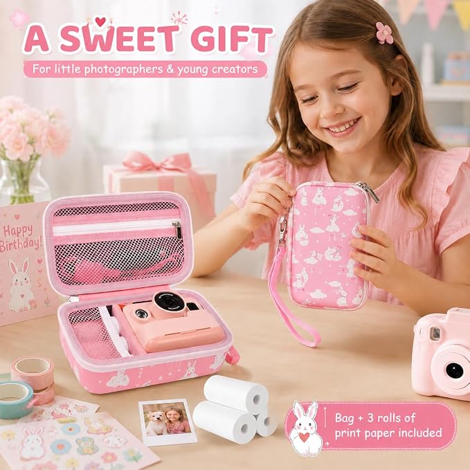 Kids Instant Print Camera Case Compatible