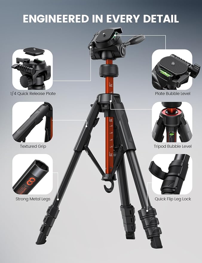 Lamicall Camera Tripod
