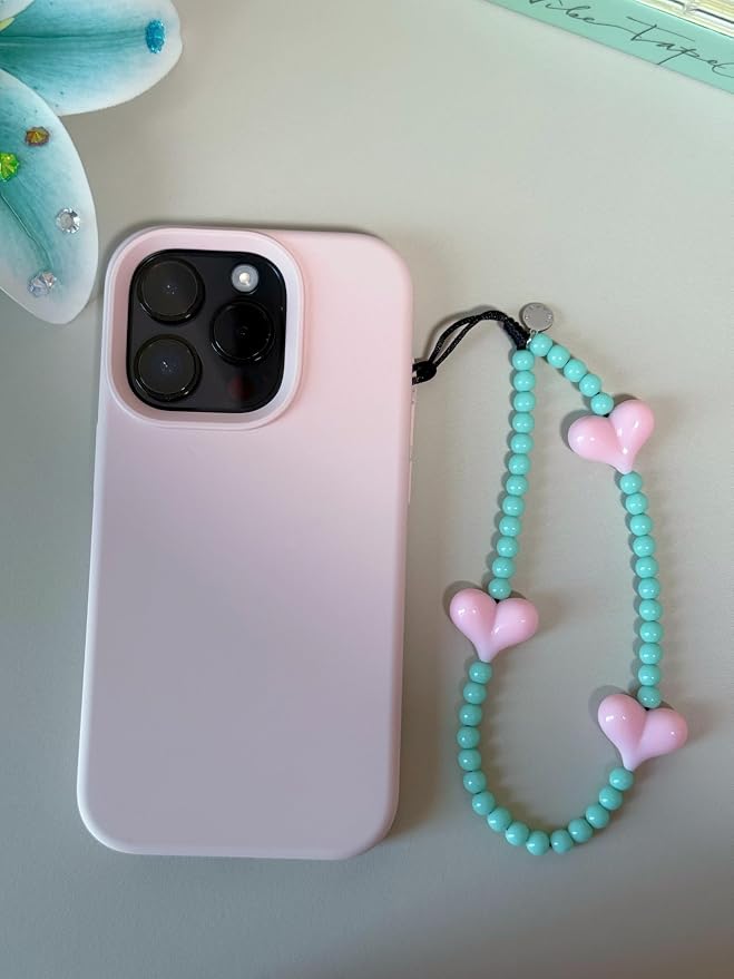 Drawwind Phone Charm Beaded Wristlet Strap Universal Cell Phone Lanyard Cute