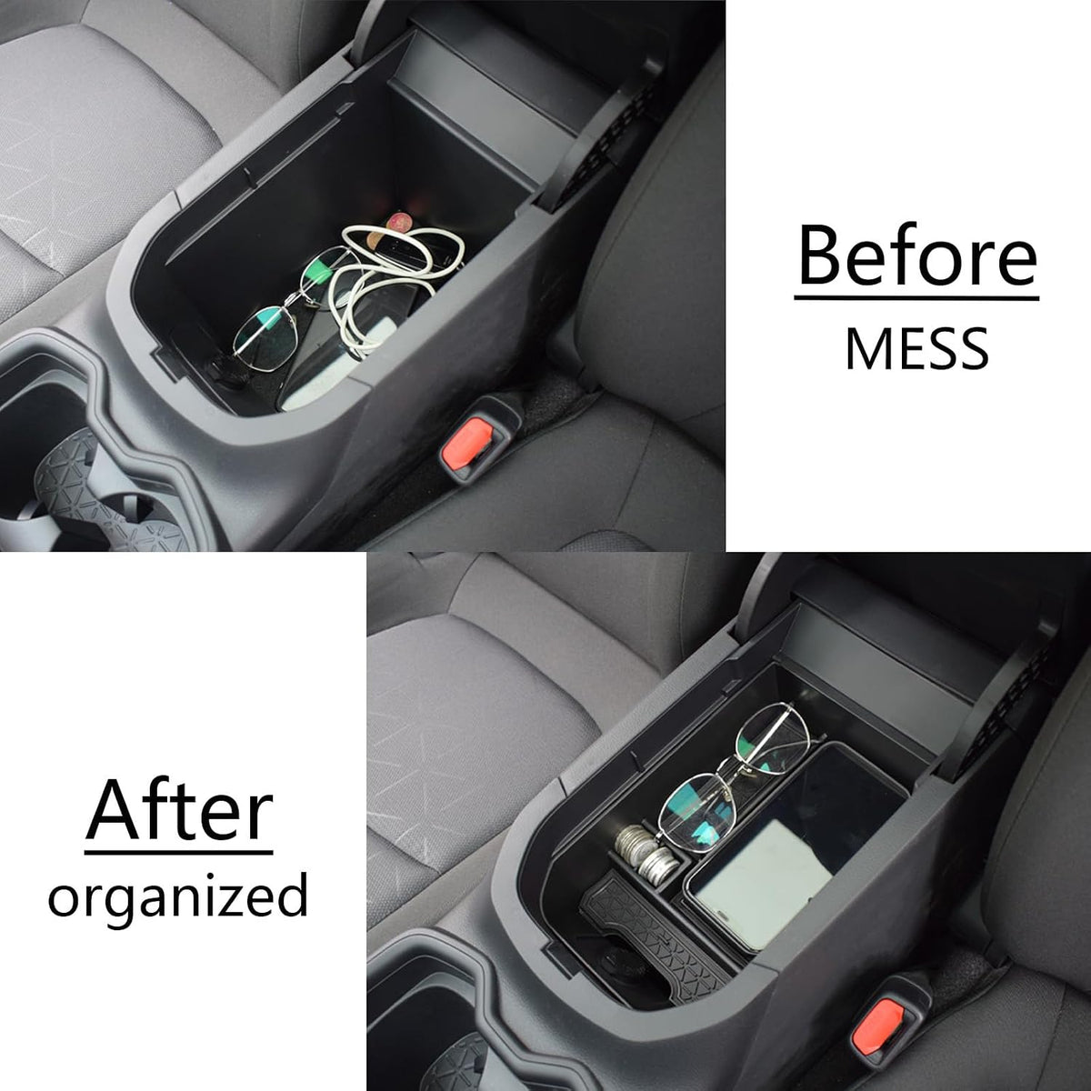 3PCS Center Console Organizer Tray for Toyota RAV4 2019-2025 /21-2025 Prime