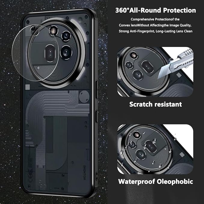 3+2 Pack Tempered Glass for Nothing Phone 3a Pro Screen Protector