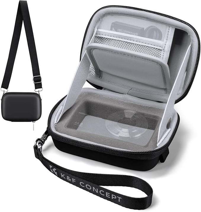 K&F CONCEPT Carrying Case for Digital Camera, Small Hard Shell Protective Case